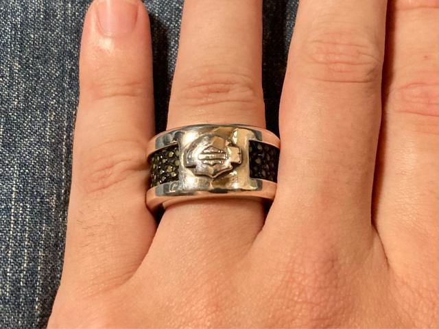 harley davidson �n�[���[�_�r�b�h�\���@�����O�@�w�ց@�V���o�[�@925 �G�C�v�@�X�e�B���O���C�@�����Y�@���f�B�[�X �� �j���A�N�Z�T���[/���v�� 