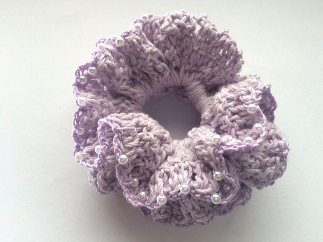 ハンドメイド ボリューム シュシュ 小さなパールビーズ盛り盛り < 女性ファッション  ハンドメイド ボリューム シュシュ 小さなパールビーズ盛り盛り < 女性ファッションの