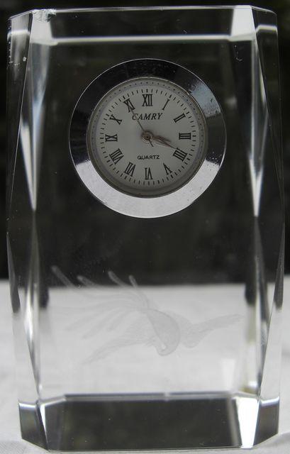 置き物!!クリスタル工芸、時計付鳳凰透かし中古美品 < インテリア/ライフ 置き物!!クリスタル工芸、時計付鳳凰透かし中古美品 < インテリア/ライフの