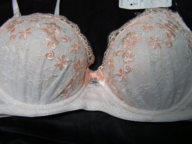 ペールピンク系花柄レースD70Mワイヤー入り < 女性ファッション  ペールピンク系花柄レースD70Mワイヤー入り < 女性ファッションの