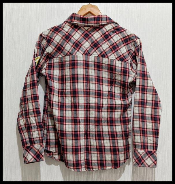 ★Angesoie★長袖シャツ★シャツ★Tシャツ★160サイズ★赤系チェック柄★女の子★まとめ買い歓迎★春から秋まで最適!!★ < キッズ/ベビー  ★Angesoie★長袖シャツ★シャツ★Tシャツ★160サイズ★赤系チェック柄★女の子★まとめ買い歓迎★春から秋まで最適!!★ < キッズ/ベビーの