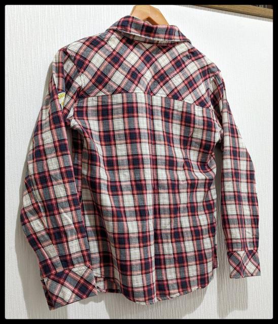 ★Angesoie★長袖シャツ★シャツ★Tシャツ★160サイズ★赤系チェック柄★女の子★まとめ買い歓迎★春から秋まで最適!!★ < キッズ/ベビー  ★Angesoie★長袖シャツ★シャツ★Tシャツ★160サイズ★赤系チェック柄★女の子★まとめ買い歓迎★春から秋まで最適!!★ < キッズ/ベビーの