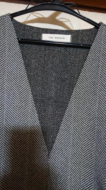 即決 未使用新品 UNE MANSION ユヌマンション 裏起毛ヘリンボーンベスト ブラウン ジレ タグ無し < 女性ファッション  即決 未使用新品 UNE MANSION ユヌマンション 裏起毛ヘリンボーンベスト ブラウン ジレ タグ無し < 女性ファッションの
