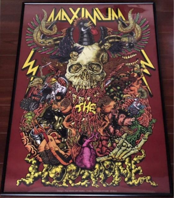 《MAXIMUM THE HORMONE》B2 ポスター マキシマムザホルモン ヴィンテージ デザイナーズ ART ミュージシャン < タレントグッズ  《MAXIMUM THE HORMONE》B2 ポスター マキシマムザホルモン ヴィンテージ デザイナーズ ART ミュージシャン  < タレントグッズの
