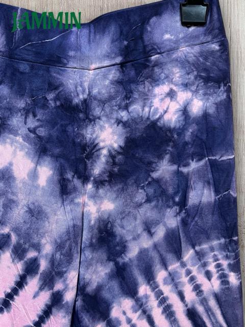 タイダイストレッチワイドパンツ アジアン サイケ スパンデックス ヒッピー < 女性ファッション タイダイストレッチワイドパンツ アジアン サイケ スパンデックス ヒッピー < 女性ファッションの