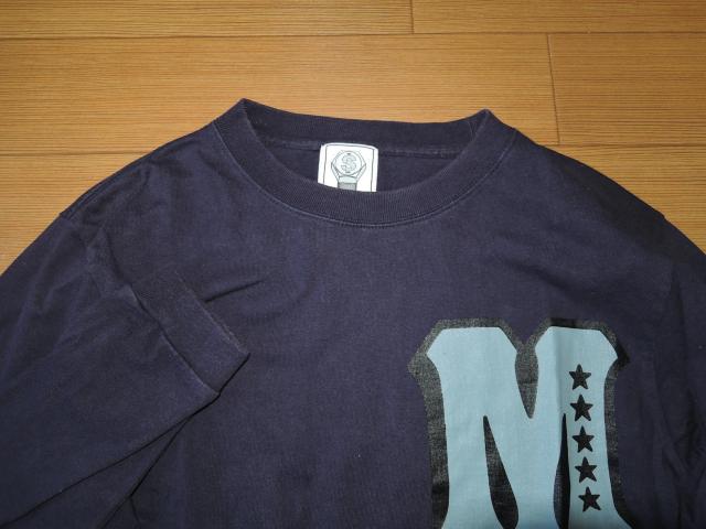 M&M エムアンドエム ロンTシャツ S 紺 カットソー MロゴCOUSTUM < 男性ファッション  M&M エムアンドエム ロンTシャツ S 紺 カットソー MロゴCOUSTUM < 男性ファッションの