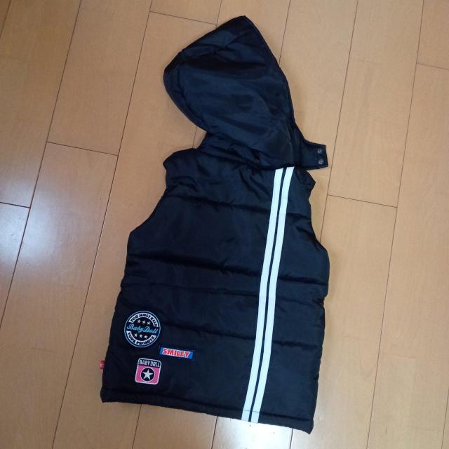 新品2ラインベスト130黒ベビードールBABYDOLLベビド < ブランド  新品2ラインベスト130黒ベビードールBABYDOLLベビド < ブランドの