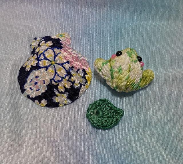 ハンドメイド♪『ちりめんカエル』B < ペット/手芸/園芸  ハンドメイド♪『ちりめんカエル』B < ペット/手芸/園芸の
