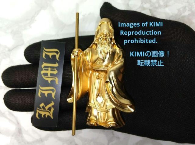 福禄寿 合金製 高さ8.5cm 名仏師 牧田秀雲 仏像 置物 置物 仏教芸術 < インテリア/ライフ  福禄寿 合金製 高さ8.5cm 名仏師 牧田秀雲 仏像 置物 置物 仏教芸術 < インテリア/ライフの