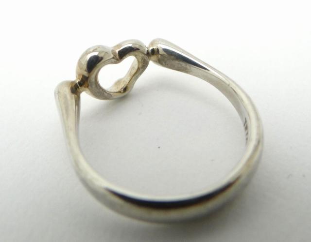 TIFFANY&CO. �e�B�t�@�j�[ �I�[�v���n�[�g �����O �w�� SV925 ��11.5��USED���y���������z �� �u�����h�� 