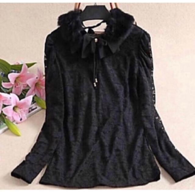 b303 オシャレブラックチュニック < 女性ファッション b303 オシャレブラックチュニック < 女性ファッションの