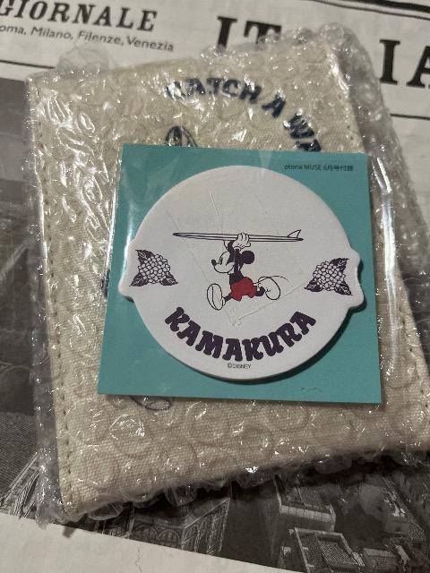 �I�g�i�~���[�Y�G���t�^��SURF MICKEY KAMAKURA���~�b�L�[ �~���[�@�ӂ���Z�b�g