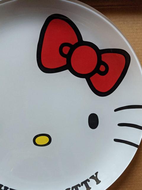 ハローキティ×ローソン ガラスパーティプレート お皿 強化ガラス < おもちゃ ハローキティ×ローソン ガラスパーティプレート お皿 強化ガラス < おもちゃの