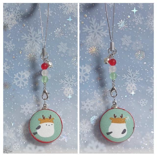 ハンドメイド♪クリスマスチャーム★クリスマスシマエナガ・マカロン風ストラップ★2個セット@ < ペット/手芸/園芸 ハンドメイド♪クリスマスチャーム★クリスマスシマエナガ・マカロン風ストラップ★2個セット@ < ペット/手芸/園芸の