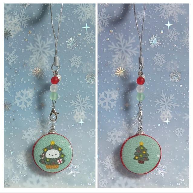 ハンドメイド♪クリスマスチャーム★クリスマスシマエナガ・マカロン風ストラップ★2個セット@ < ペット/手芸/園芸 ハンドメイド♪クリスマスチャーム★クリスマスシマエナガ・マカロン風ストラップ★2個セット@ < ペット/手芸/園芸の