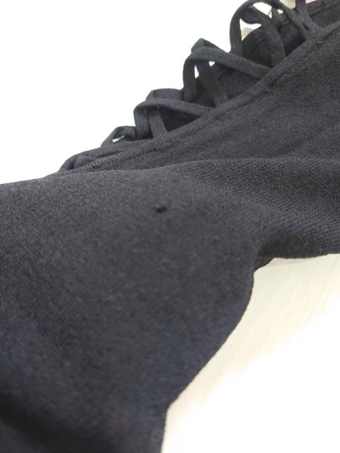 肩編み上げのデザイントップス ブラック サイズ38 < 女性ファッション 肩編み上げのデザイントップス ブラック サイズ38 < 女性ファッションの