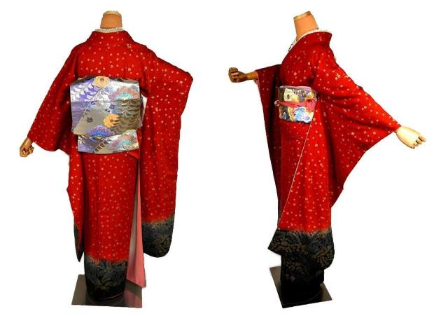 振袖 中古 着物 送料無料 最高級 新品同様 暈し染め 金彩 桜 草花文 花柄 身丈159cm 裄丈67.5cm 正絹 T3682 < 女性ファッション 振袖 中古 着物 送料無料 最高級 新品同様 暈し染め 金彩 桜 草花文 花柄 身丈159cm 裄丈67.5cm 正絹 T3682 < 女性ファッションの