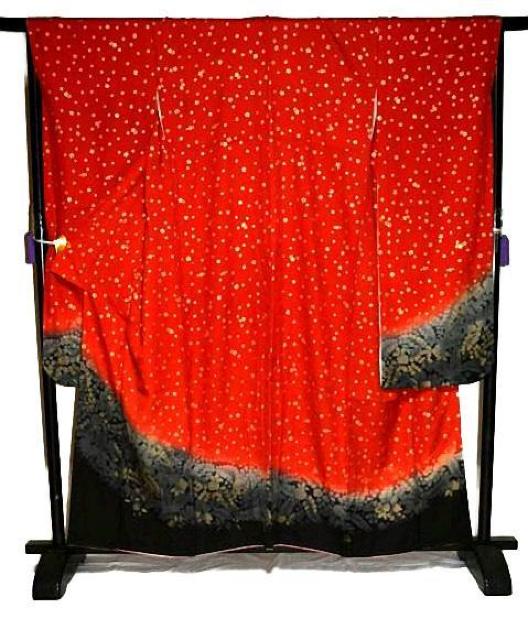 振袖 中古 着物 送料無料 最高級 新品同様 暈し染め 金彩 桜 草花文 花柄 身丈159cm 裄丈67.5cm 正絹 T3682 < 女性ファッション 振袖 中古 着物 送料無料 最高級 新品同様 暈し染め 金彩 桜 草花文 花柄 身丈159cm 裄丈67.5cm 正絹 T3682 < 女性ファッションの