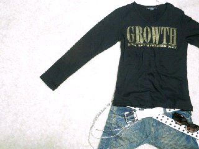 悪羅悪羅.オラオラ.お兄♪VネックプリントロンT ブラック×ゴールド M < 男性ファッション 悪羅悪羅.オラオラ.お兄♪VネックプリントロンT ブラック×ゴールド M < 男性ファッションの