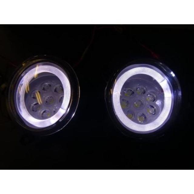 トヨタLEDイカリング&ハイパワーフォグランプ フォグライト ホワイト 白 < 自動車/バイク トヨタLEDイカリング&ハイパワーフォグランプ フォグライト ホワイト 白 < 自動車/バイク