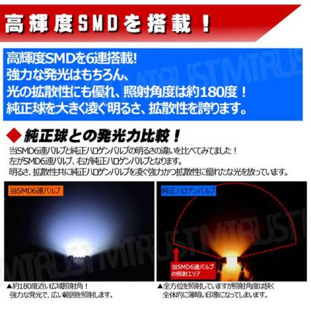 LED T10×31mm SMD 6連 ピンク ラゲッジランプ トランク灯に エムトラ < 自動車/バイク LED T10×31mm SMD 6連 ピンク ラゲッジランプ トランク灯に エムトラ < 自動車/バイク