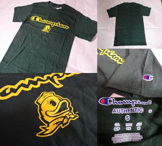 チャンピオン社製USカレッジ オレゴン大学ダックスTシャツUS S < 男性ファッション  チャンピオン社製USカレッジ オレゴン大学ダックスTシャツUS S < 男性ファッションの