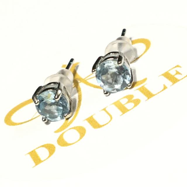 《高品質ピアス》宝石質 天然石ブルートパーズ S925 < 女性アクセサリー/時計  《高品質ピアス》宝石質 天然石ブルートパーズ S925 < 女性アクセサリー/時計の