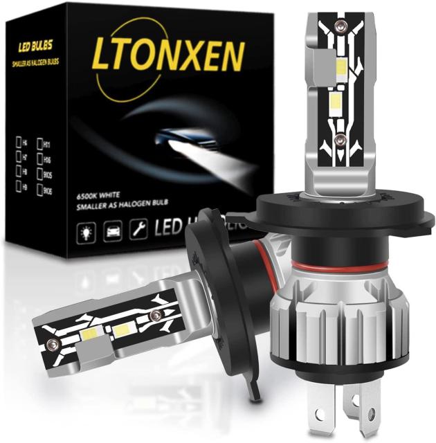 ファンレス 一体型 H4 HI/LO切替 LED バルブ 6500K < 自動車/バイク ファンレス 一体型 H4 HI/LO切替 LED バルブ 6500K < 自動車/バイク