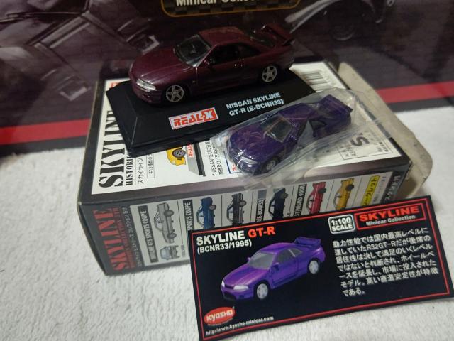 ���[�f�� 1/72  ����1/100 �X�J�C���C�� R33 GT-R �~�b�h�i�C�g�p�[�v��  �� �z�r�[�� 