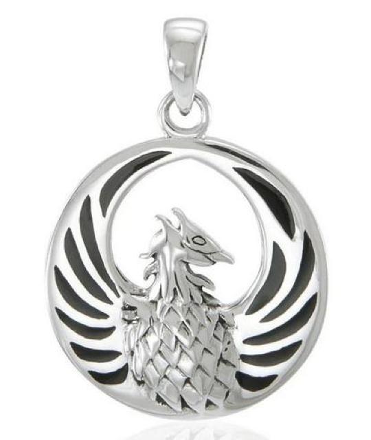 PS: Silver Phoenix Pendant Black Onyx < 女性アクセサリー/時計  PS: Silver Phoenix Pendant Black Onyx  < 女性アクセサリー/時計の