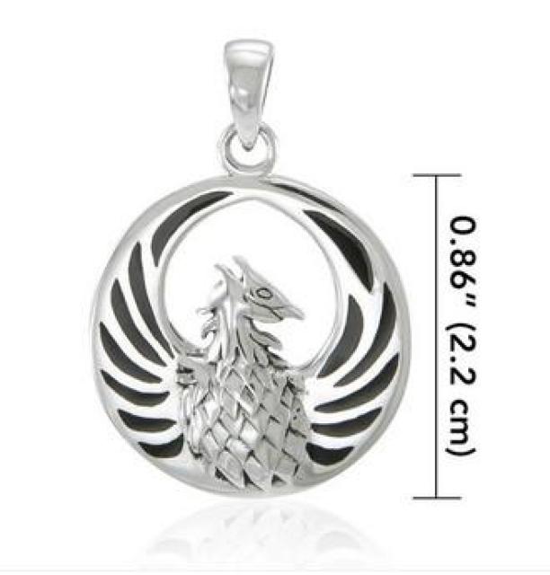 PS: Silver Phoenix Pendant Black Onyx < 女性アクセサリー/時計  PS: Silver Phoenix Pendant Black Onyx < 女性アクセサリー/時計の
