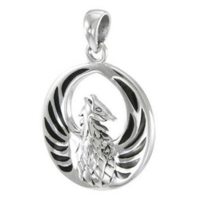 PS: Silver Phoenix Pendant Black Onyx < 女性アクセサリー/時計  PS: Silver Phoenix Pendant Black Onyx < 女性アクセサリー/時計の