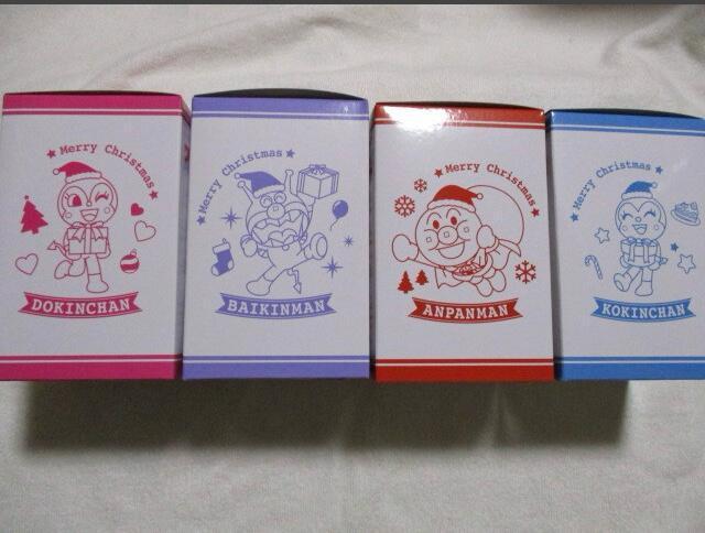 アンパンマンフィギュアカップ 全4種セット クリスマス仕様 アサヒ < アニメ/コミック/キャラクター  アンパンマンフィギュアカップ 全4種セット クリスマス仕様 アサヒ  < アニメ/コミック/キャラクターの