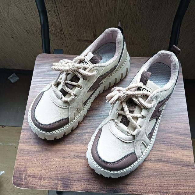 新品 23.5cm スニーカー ブラウン シューズ 靴 カジュアル レディース < 女性ファッション  新品 23.5cm スニーカー ブラウン シューズ 靴 カジュアル レディース  < 女性ファッションの