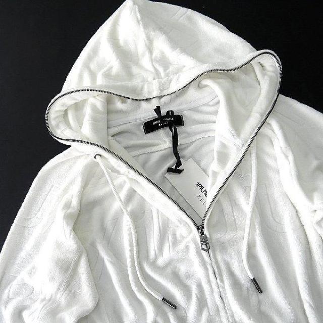 ☆1PIU1UGUALE3 RELAX ウノピュウノウグァーレトレリラックス 総ロゴ 刺繍 ダブルジップ パーカー/メンズ/M < 男性ファッション ☆1PIU1UGUALE3 RELAX ウノピュウノウグァーレトレリラックス 総ロゴ 刺繍 ダブルジップ パーカー/メンズ/M < 男性ファッションの