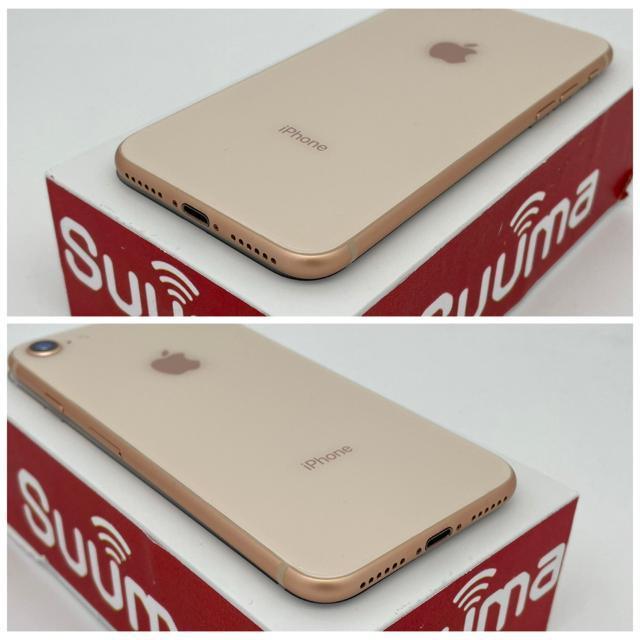 A 100% iPhone 8 64 GB SIM�t���[ �S�[���h �{�� �� �Ɠd/AV�� 