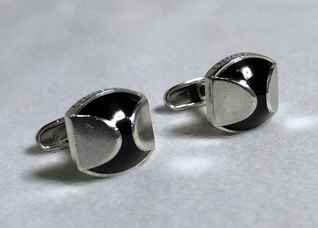 正規 ブルガリBVLGARI パレンテシ ブラック×SV925 カフス カフリンクス ドーム型ボタン < ブランド  正規 ブルガリBVLGARI パレンテシ ブラック×SV925 カフス カフリンクス ドーム型ボタン  < ブランドの