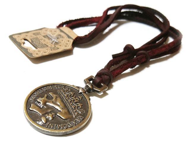 新品・未使用 Posthumous 髑髏×王冠トップ レザーネックレス < 男性アクセサリー/時計  新品・未使用 Posthumous 髑髏×王冠トップ レザーネックレス < 男性アクセサリー/時計の