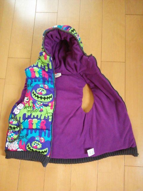 中古フード付き総柄中綿ベスト150ラブレボリューション ラブレボ < ブランド 中古フード付き総柄中綿ベスト150ラブレボリューション ラブレボ < ブランドの