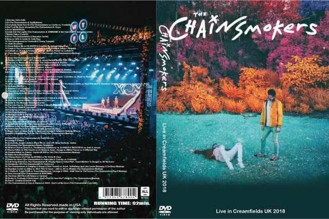 C2018ITHE CHAINSMOKERS LIVE IN CREAMFIELDS UK 2018   CD/DVD/rfI 