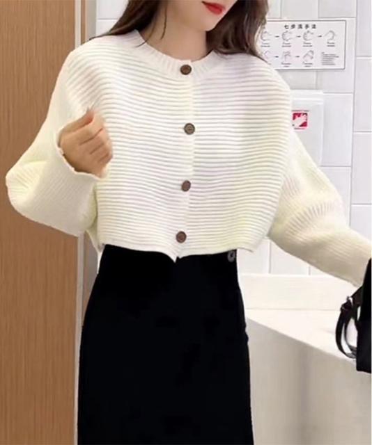 送料無料 新品 ドルマンニットトップス ショート丈ニット < 女性ファッション  送料無料 新品 ドルマンニットトップス ショート丈ニット  < 女性ファッションの