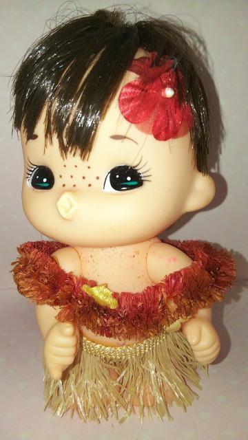 昭和レトロ古いハワイアンドールDoll人形IKBマーク刻印日本製ビンテージアンティークvintageantique < おもちゃ  昭和レトロ古いハワイアンドールDoll人形IKBマーク刻印日本製ビンテージアンティークvintageantique < おもちゃの