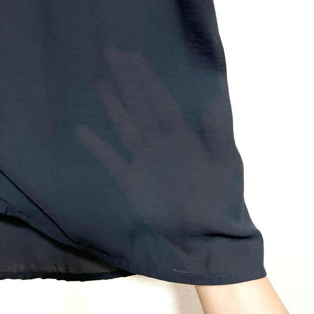 【美品】ビジュー襟ノースリーブカットソーシャツ/H&M/サイズM/黒 < 女性ファッション  【美品】ビジュー襟ノースリーブカットソーシャツ/H&M/サイズM/黒 < 女性ファッションの