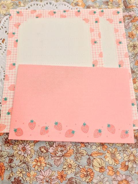 お裾分け☆苺柄ミニレターセット☆ < インテリア/ライフ お裾分け☆苺柄ミニレターセット☆ < インテリア/ライフの