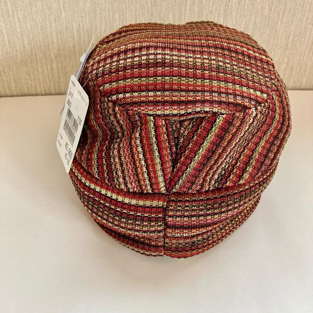 【新品タグ付き】おうち帽子☆ダークオレンジストライプ★男女兼用 < 女性ファッション 【新品タグ付き】おうち帽子☆ダークオレンジストライプ★男女兼用 < 女性ファッションの