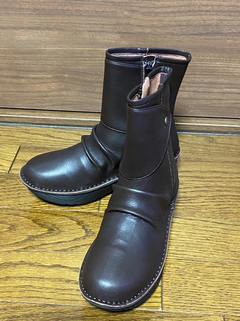 ミライアルキ ショートブーツ チョコレートブラウン < 女性ファッション ミライアルキ ショートブーツ チョコレートブラウン < 女性ファッションの