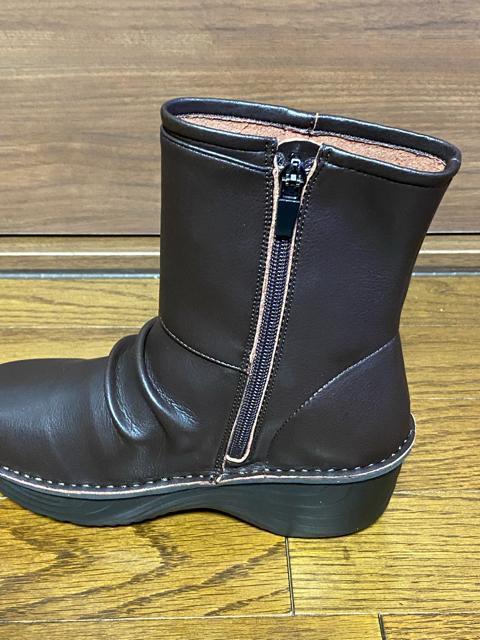 ミライアルキ ショートブーツ チョコレートブラウン < 女性ファッション ミライアルキ ショートブーツ チョコレートブラウン < 女性ファッションの