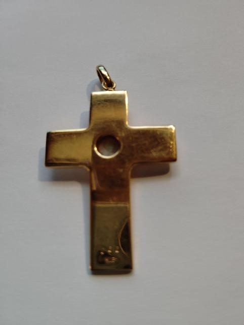 18K �y���_���g�g�b�v�@�N���X�@�I�p�[���@20.9g �� �j���A�N�Z�T���[/���v�� 