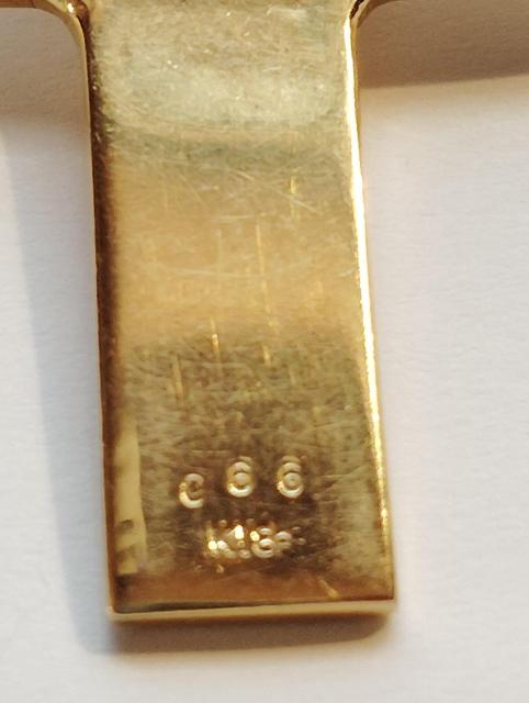 18K �y���_���g�g�b�v�@�N���X�@�I�p�[���@20.9g �� �j���A�N�Z�T���[/���v�� 