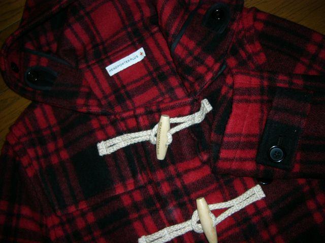 新品HEADPORTER+ヘッドポーターチェックダッフルコートLVISVIM < ブランド 新品HEADPORTER+ヘッドポーターチェックダッフルコートLVISVIM < ブランドの